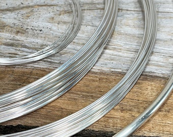 Sterling Silver Dead Soft Round Wire (SRWXX) **Choose Size**