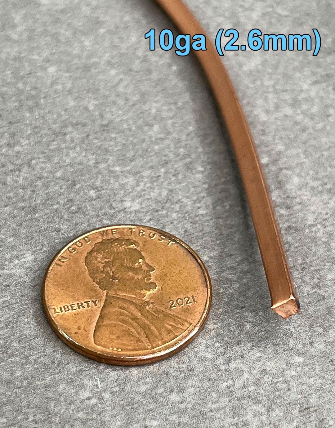 Copper Square Wire (CSWXX) **choose Size** - Etsy