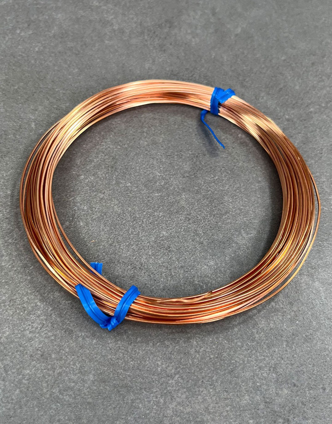 Copper Square Wire 22ga 0.64mm Soft approx. 96.3ft CSW22 