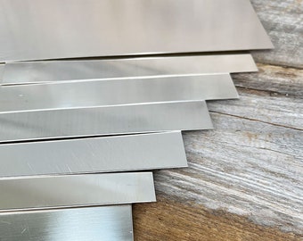 Flat Sterling Silver Dead Soft Sheet (SSXX) **Choose Thickness**