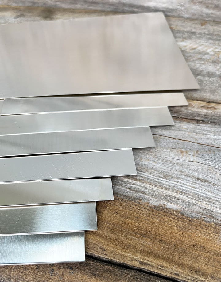 Flat Sterling Silver Dead Soft Sheet (SSXX) **choose Thickness