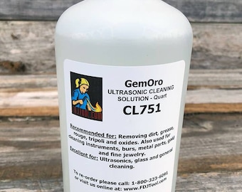 Gem Oro Ultrasonic Cleaning Solution 1qt CL751 