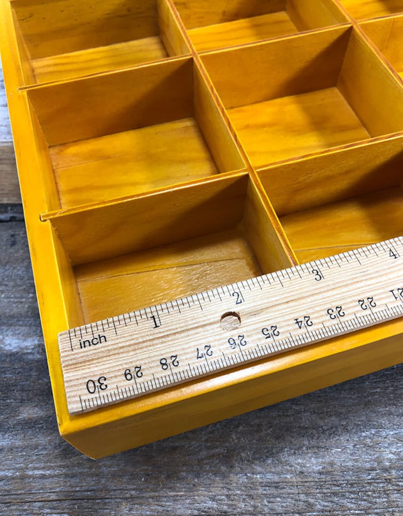 Wood Tray With 15 Compartments DTR2015 Etsy