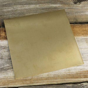 Red Brass Sheet 16ga 6&quot; x 6&quot; 1.30mm Thick  (BS16-6)