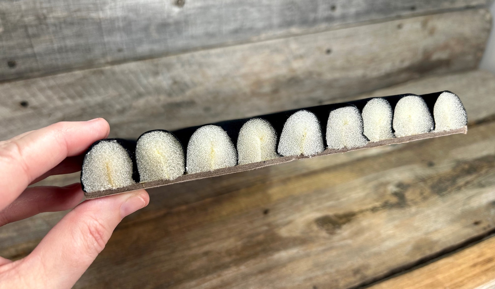 Black Value Velvet Ring Tray Insert Continuous Slot 141/8 X 75/8