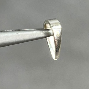 Sterling Silver Split Bail 7 x 2mm (Pkg of 10) (910S-25)