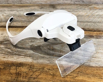 Lightweight Head Magnifier with 5 Lenses (EL9162)
