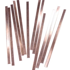 Copper Bracelet Blanks 22ga 6&quot; x 1/4&quot; (Pkg of 12) (CS22-6x1/4)