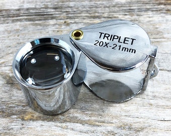 20X jeweler's Triplet Loupe with 21mm Lens (EL9603)