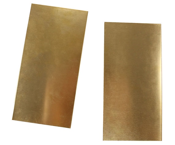 Red Brass Sheet 26ga 3 X 6 0.41mm Thick pkg of 2 BS26-3 -  Canada