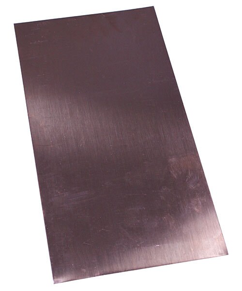Copper Sheet 22ga 6" x 12" 0.64mm Thick  (CS22)