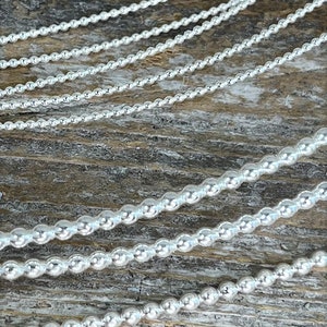 Bead Sterling Silver Wire (SBWXX) **Choose Size**