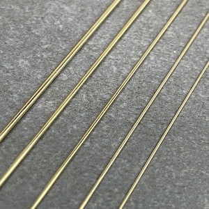 14Kt YELLOW Gold Dead Soft Round Wire (GWXX) (Sold by the Inch) **Choose Size**