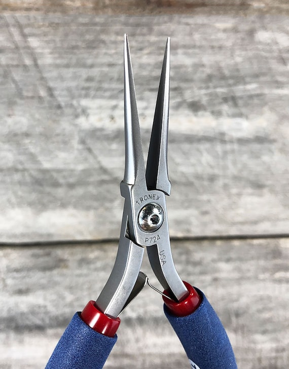 Tronex 724 Extra Long Needle Nose Pliers Long Ergo Handle PL30724 -   Israel