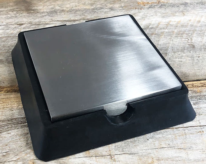 Steel Bench Block With Removable Rubber Base 37/8 X Etsy