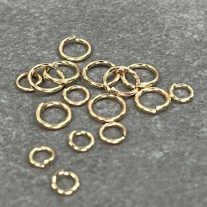Jump Ring 14KY Gold (900-XX) **Choose Size**