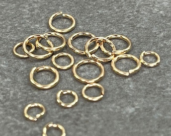Jump Ring 14KY Gold (900-XX) **Choose Size**