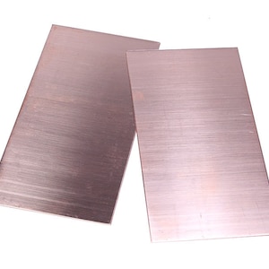 Copper Sheet 24ga 3&quot; x 6&quot; 0.5mm Thick (Pkg of 2)  (CS24-3)