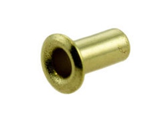 BRASS EYELETS 3/32"dia x 3/16"long for Rivet tool (50pcs) (ccbr2014)