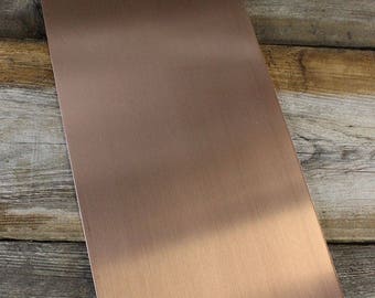 Copper Sheet 16ga 6" x12" 1.30mm Thick  (CS16)