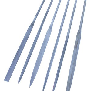 Needle File Set - Cut 2 - 5-1/2&quot; (6pcs)  (FI170)