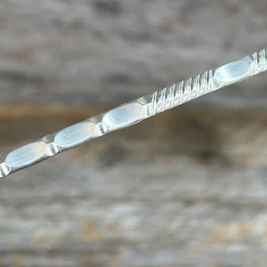 Pattern Wire Sterling Silver 3.8 x 1.2mm (SPW16)