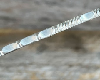 Pattern Wire Sterling Silver 3.8 x 1.2mm (SPW16)