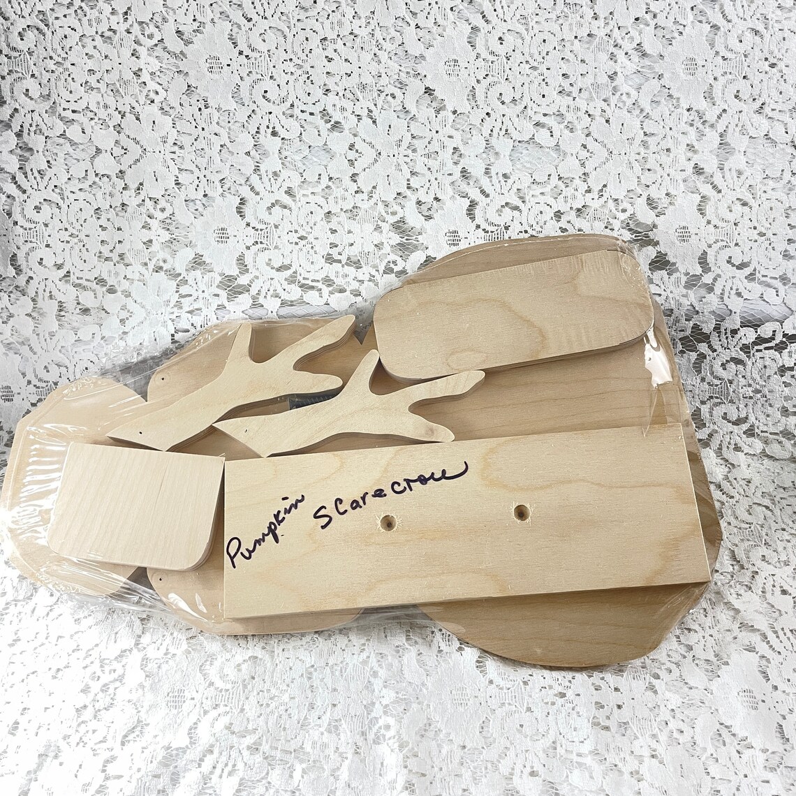 Unfinished Wood Tole Painting Craft PUMPKIN SCARECROW Etsy