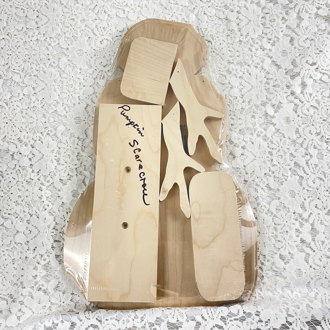 Unfinished Wood Tole Painting Craft PUMPKIN SCARECROW Etsy