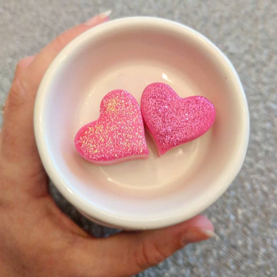 Glitter Heart Soy Wax Melts Custom Allnatural essential Etsy
