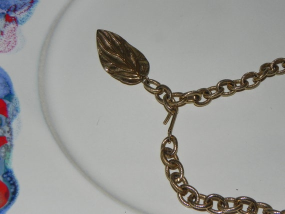 Vintage 70s Goldtone Pendant - image 3