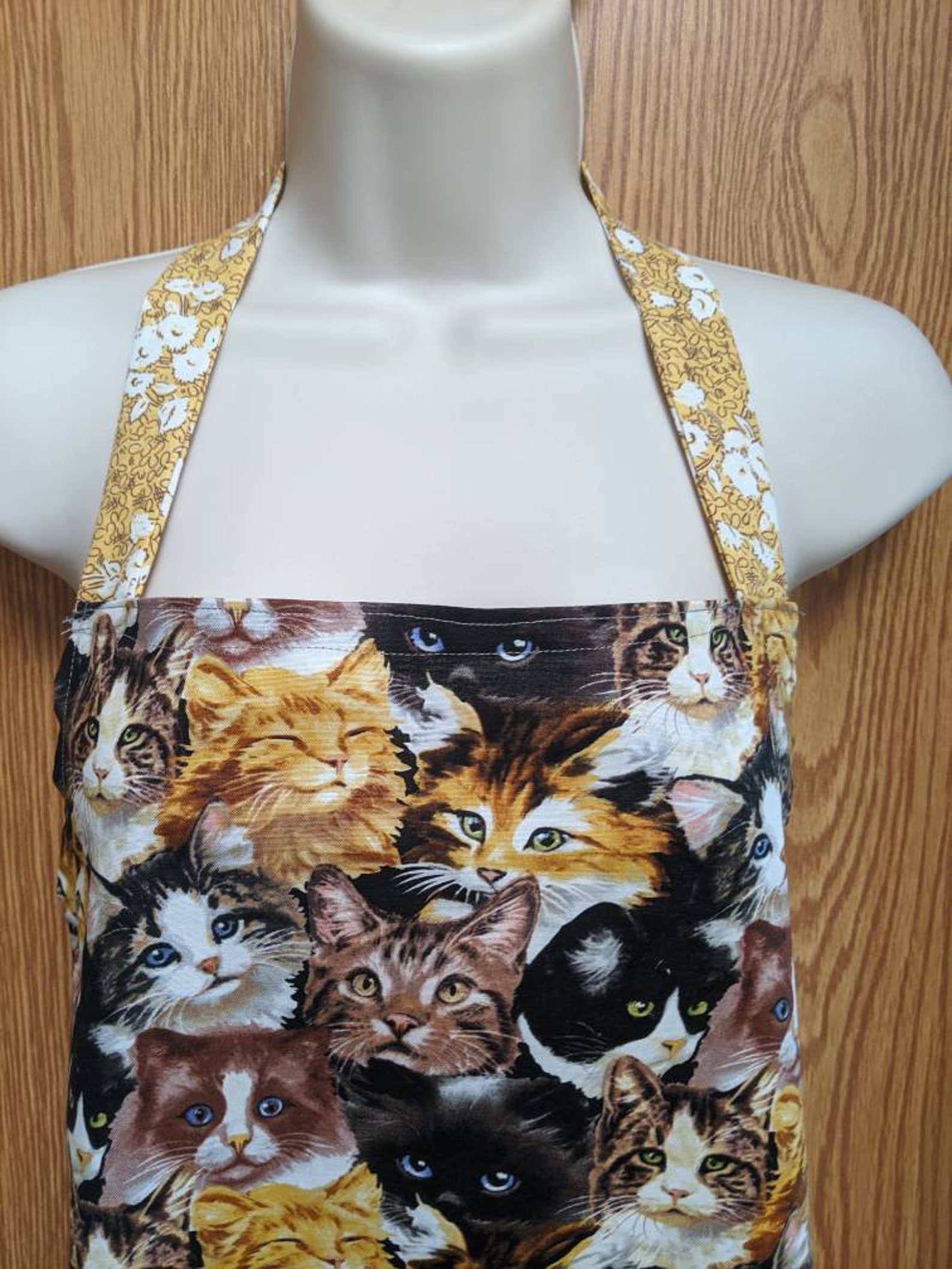 Ladies woman's full apron cats and kittens Etsy