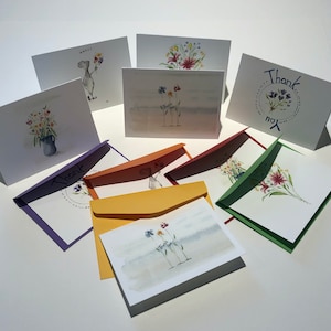 mini tarjetas de agradecimiento