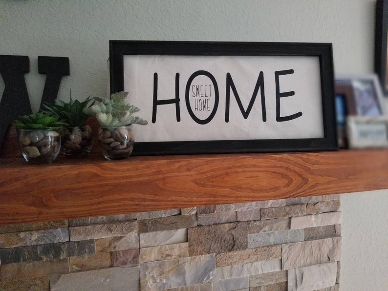 Home Canvas Art Home Wall Art Home Sweet Home Framed Canvas Art Home Sign