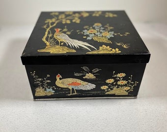 Huntley & Palmers Chinoserie Tin Cookie Can * Beautiful