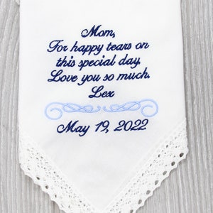 Brautmutter Geschenk, Hochzeit Taschentuch, Hochzeitsgeschenk, Geschenk von Braut, Mutter der Braut, Mutter Hochzeit Geschenk, Mutter Braut Geschenk, Handtuch