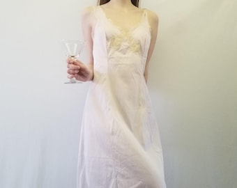 1970s BNWT Gay Lure Lilac Slip Dress