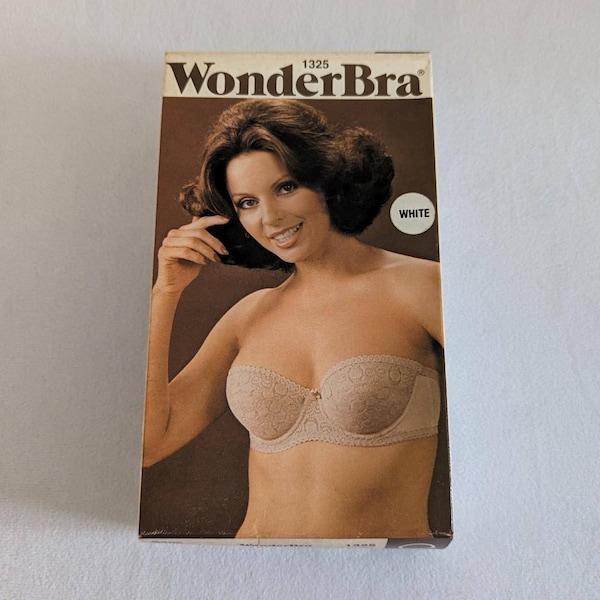 1970s BNIB Wonderbra Lace Strapless Bra