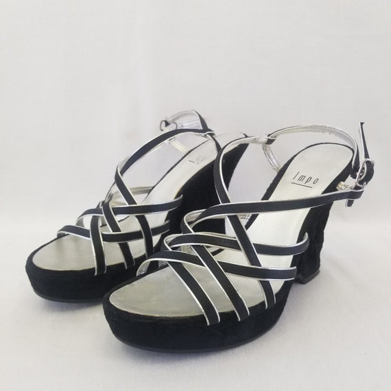 1990s Impo Crushed Velvet Wedges
