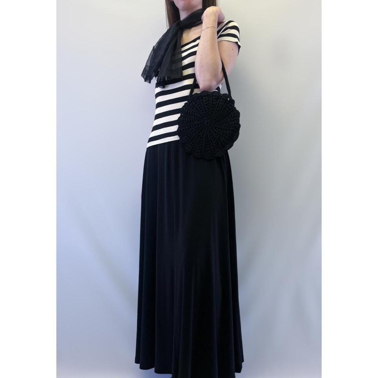 Black and White Stripe Maxi Dresses - Etsy