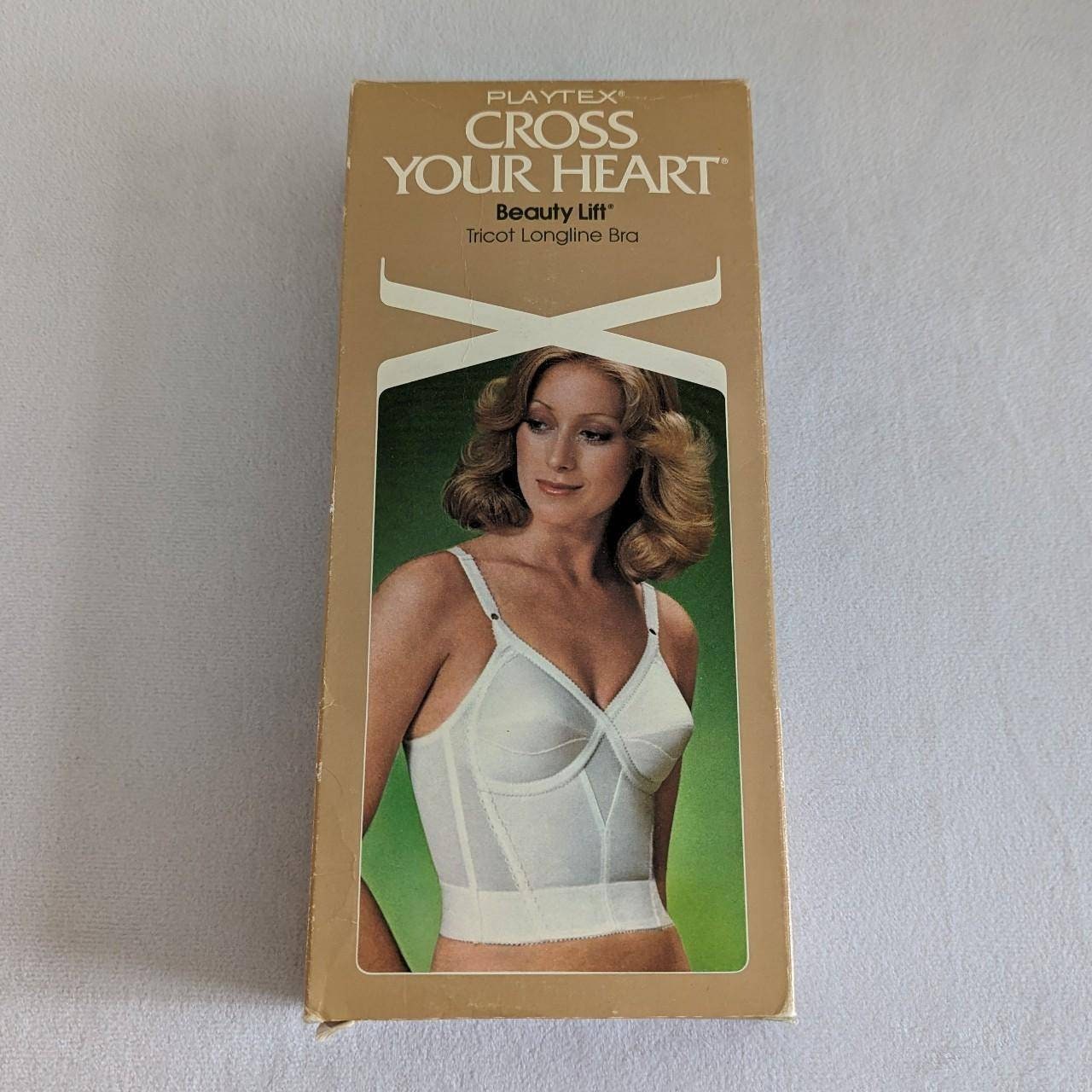 1970s BNIB Playtex Cross Your Heart Longline Bra/corset Top 