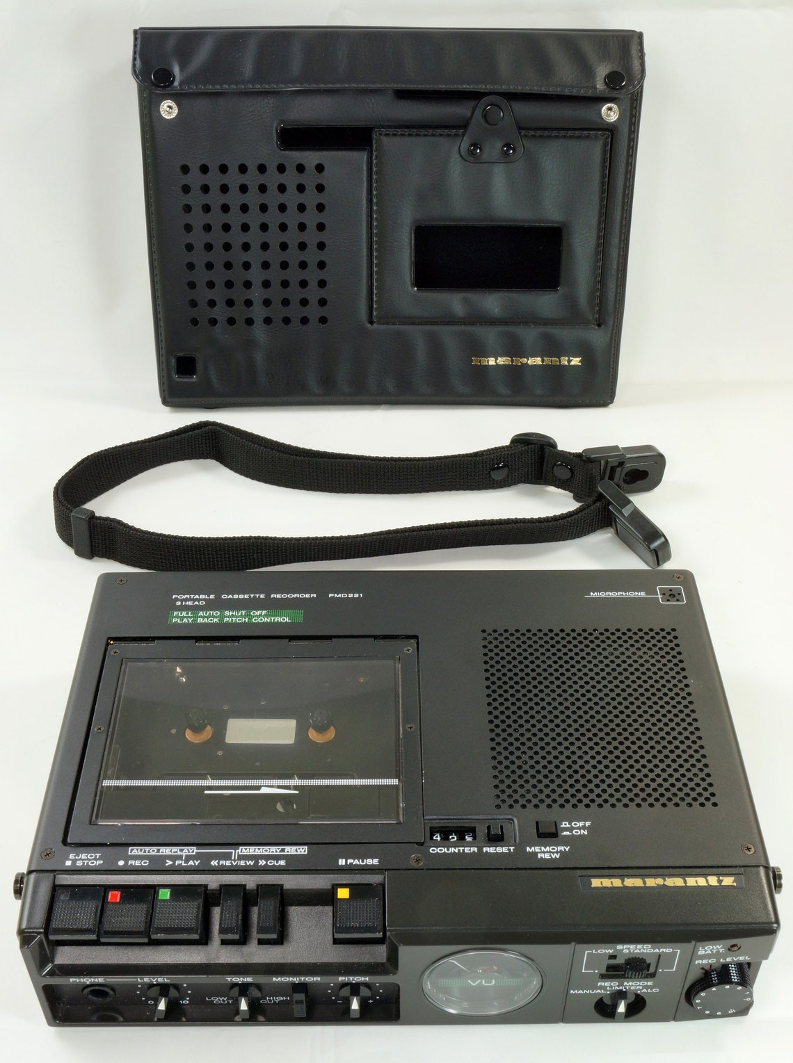 Vintage Marantz Professional Portable Cassette Recorder PMD221 Etsy