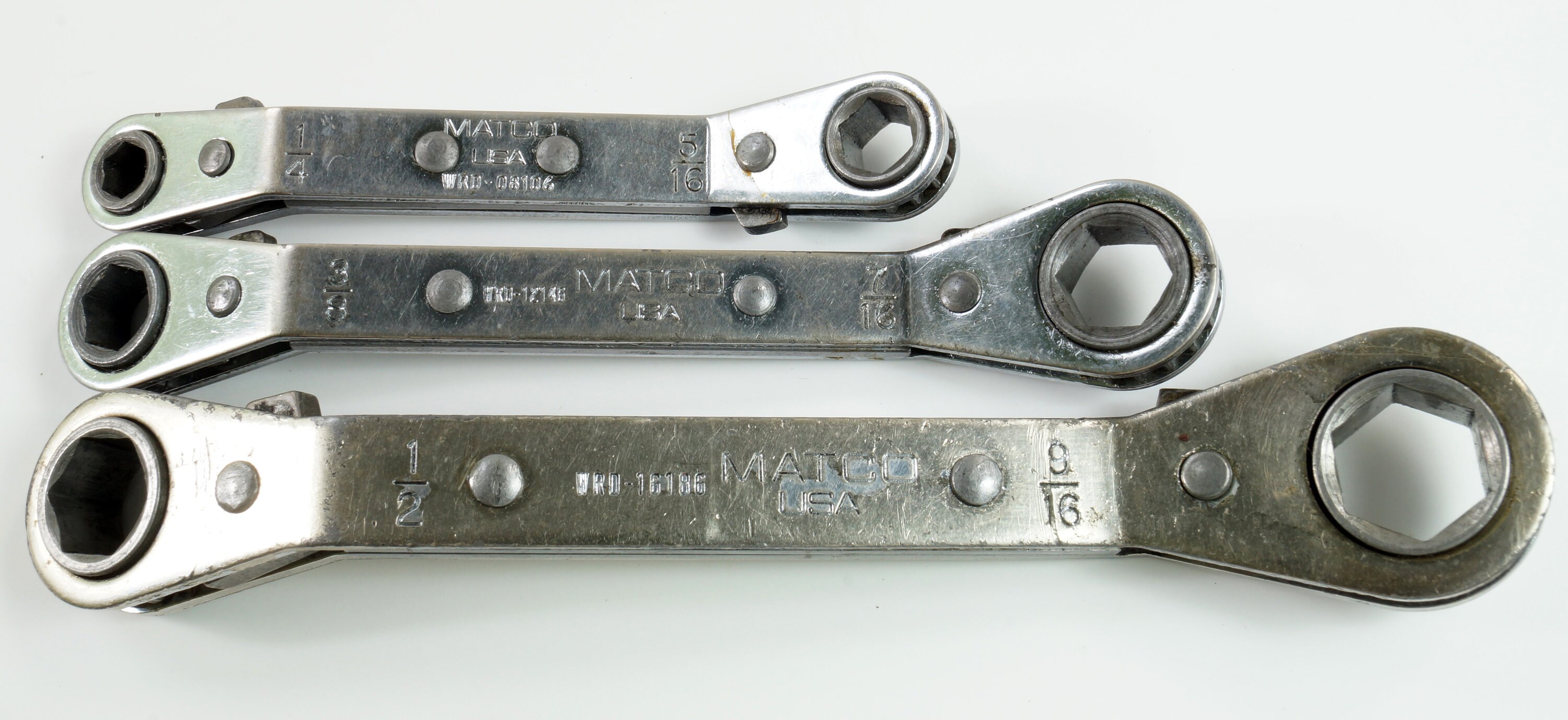 RD32427 3 Matco Offset Wrenches WRD16186 WRD12146 & Etsy