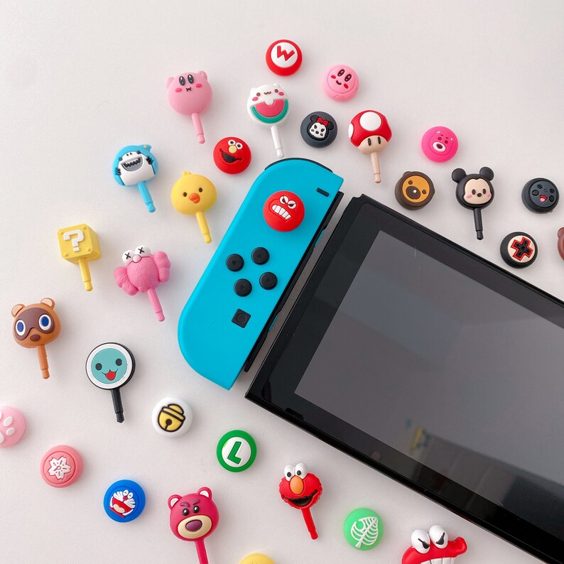 Nintendo Switch Joystick Cap and Anti Dust 3.5mm Earphone Etsy