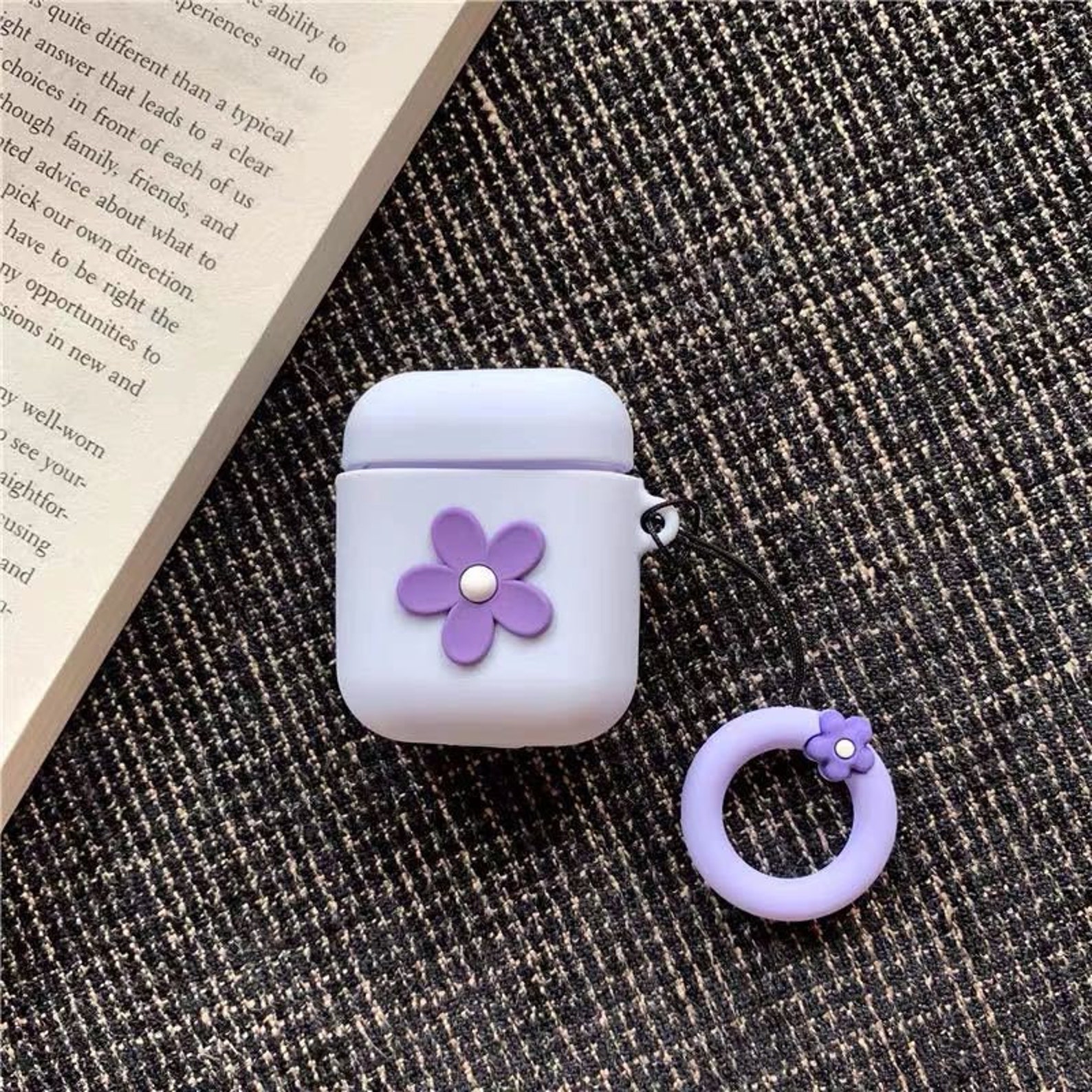 Cute AirPod Case Case Skin with keychain Compatible for Etsy