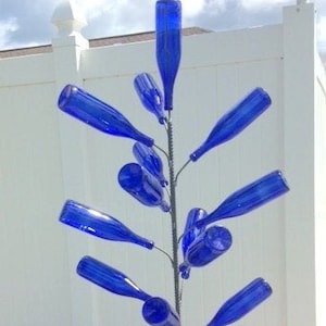 The Crab Apple Glass Bottle Tree by Cubby's!