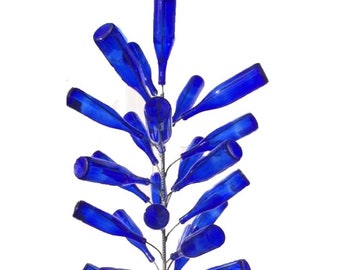 Árbol de botellas de metal: ¡la obra de arte para jardín soldada a mano "Applewood" de Cubby's!