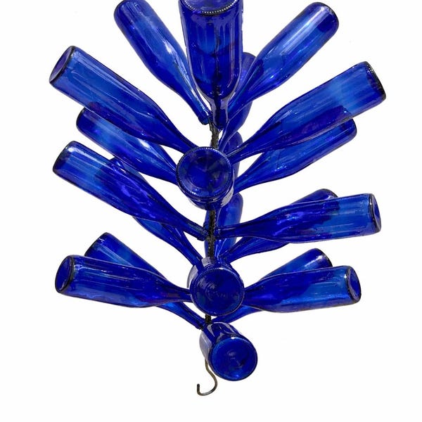 Metal Bottle Tree - The "Just Hanging Around" Hand Welded Garden Art by Cubby's!