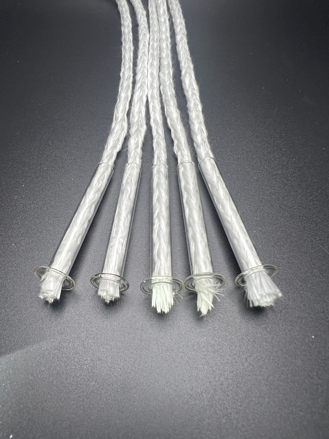 5 Glass Wick Tubes 2 Wick Holder Tubes Oil Candle Wicks Glass Wick Holders Wick Inserts 5