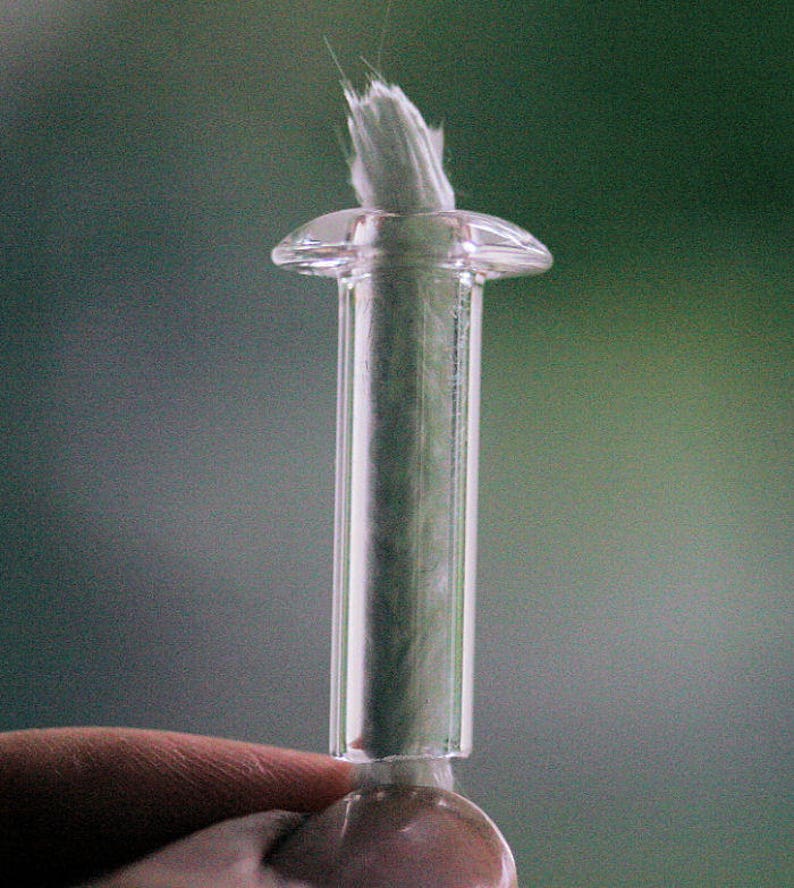 10 Glass Oil Candle Wick Holders 1 Length With Etsy